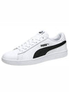 Smash V2 Leather Low Top Sneakers White - PUMA - BALAAN 6