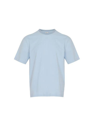 Essential Loose Fit Crew Neck Short Sleeve T-Shirt Light Blue - SOLEW - BALAAN 1