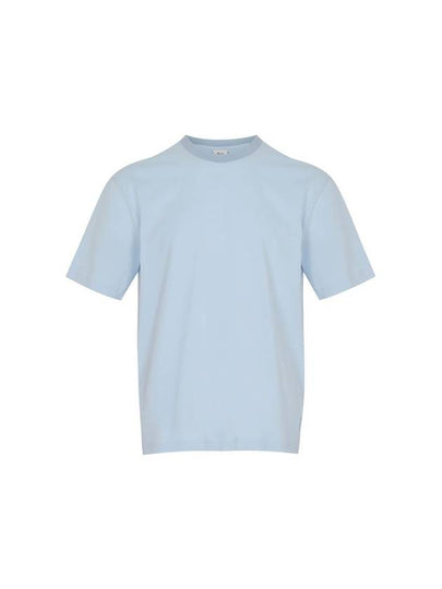 Essential Loose Fit Crew Neck Short Sleeve T-Shirt Light Blue - SOLEW - BALAAN 2