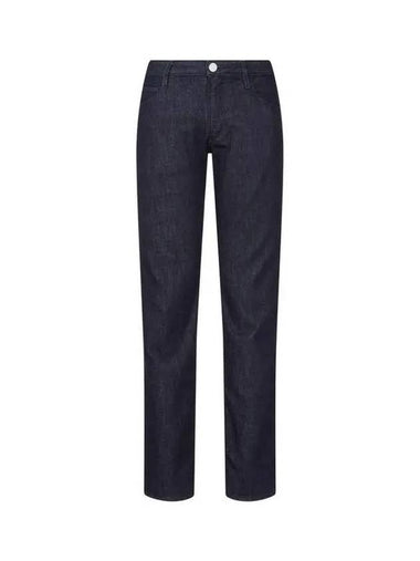 Men s Slim Fit Easy Denim Pants Dark Indigo 271848 - GIORGIO ARMANI - BALAAN 1