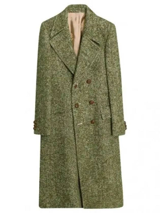 vernal herringbone coat men - GUCCI - BALAAN 1