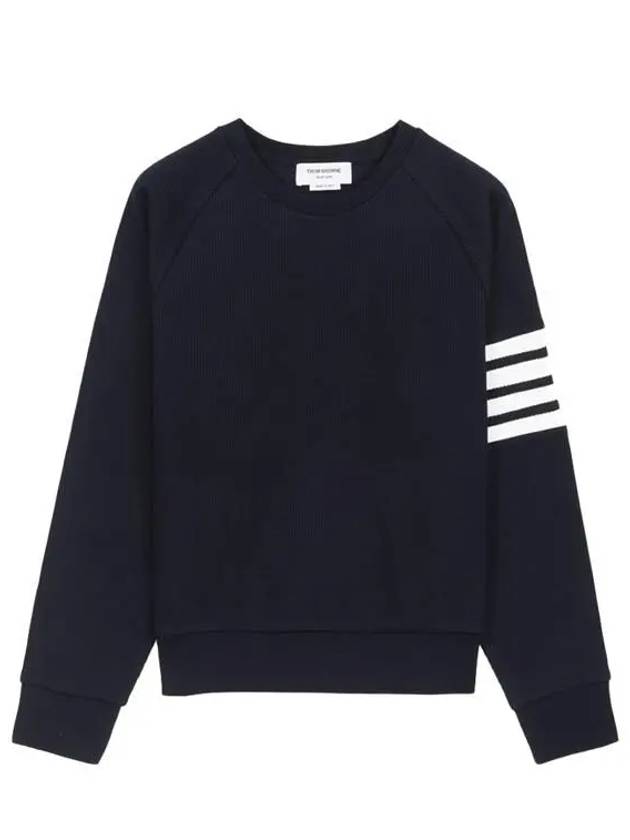 4 Bar Stripe Sweatshirt Navy - THOM BROWNE - BALAAN 2