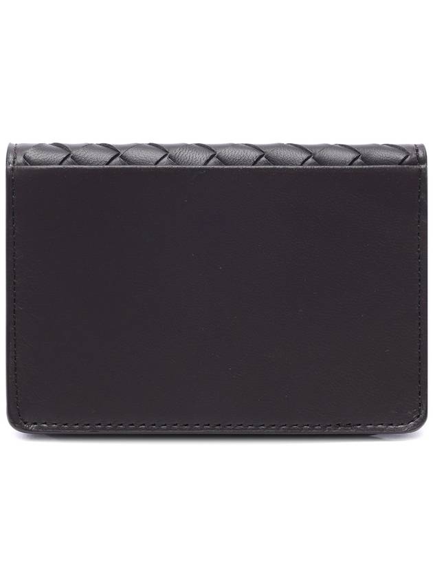 Intrecciato Flap Card Wallet Brown - BOTTEGA VENETA - BALAAN 5