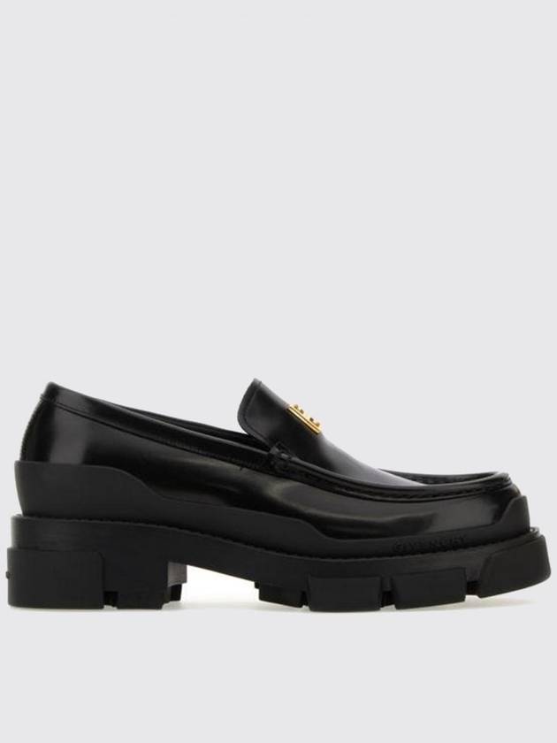 Givenchy Terra loafers in leather with 4G logo plaque - GIVENCHY - BALAAN 1