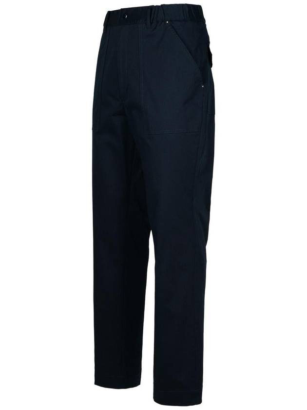 Gabardine Straight Pants Navy - MONCLER - BALAAN 3