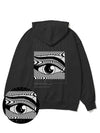 Of the Eye Vivid Gray Overfit Hoodie Black - MONSTER REPUBLIC - BALAAN 2