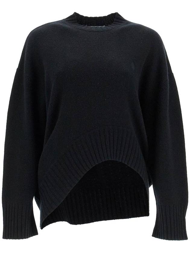 asymmetric wool and cashmere pullover - THE ATTICO - BALAAN 1