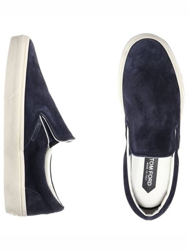 Suede Jude Slip On Navy - TOM FORD - BALAAN 2