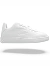 Leather Box Low-Top Sneakers White - BURBERRY - BALAAN 2