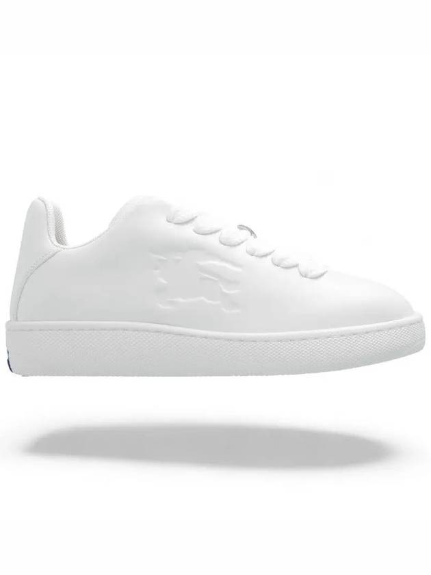 Leather Box Low-Top Sneakers White - BURBERRY - BALAAN 2