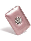 Daisy Slim Mini Transportation Card Wallet Rose Gold - LE MASQUE - BALAAN 1