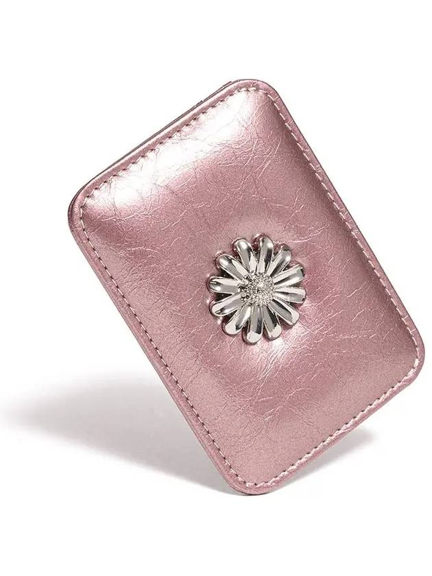 Daisy Slim Mini Transportation Card Wallet Rose Gold - LE MASQUE - BALAAN 1