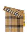 Check Wool Silk Reversible Scarf Beige - BURBERRY - BALAAN 3