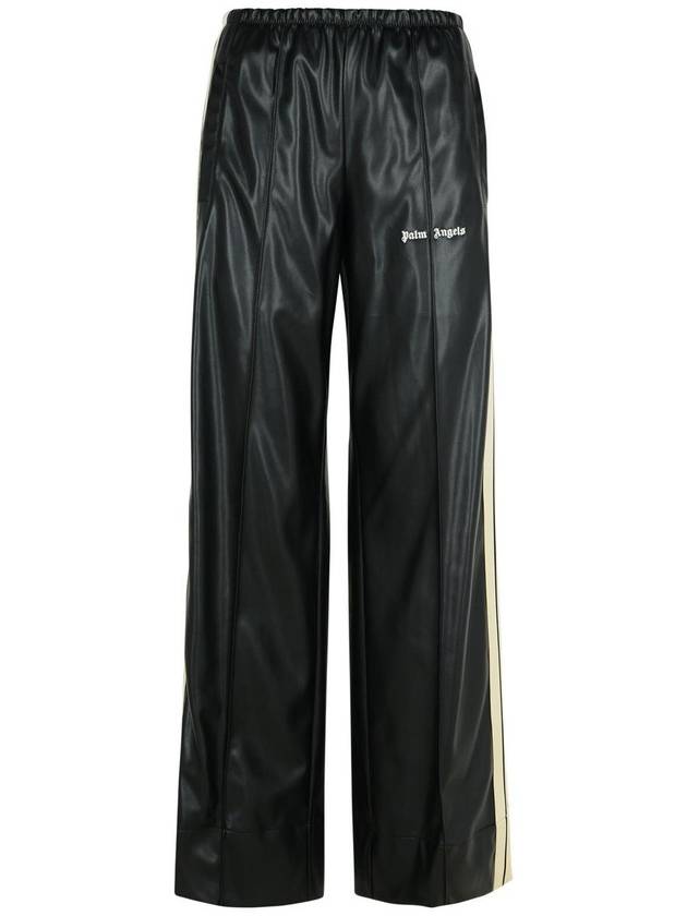 Palm Angels 'Jogger' Black Polyester Blend Pants - PALM ANGELS - BALAAN 1