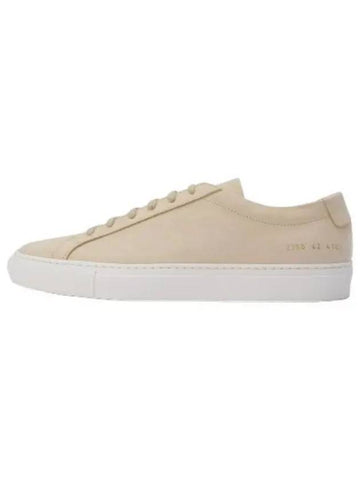 Original Achilles Low Nubuck Sneakers Off White - COMMON PROJECTS - BALAAN 1