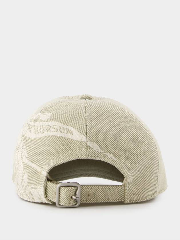 EKD Cotton Blend Ball Cap Hunter - BURBERRY - BALAAN 3