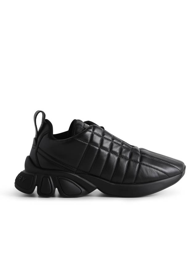 Quilted Leather Classic Low-Top Sneakers Black - BURBERRY - BALAAN 2