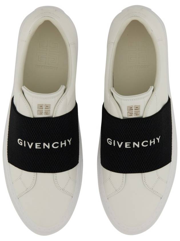 City Court Band Logo Low Top Sneakers White - GIVENCHY - BALAAN 7