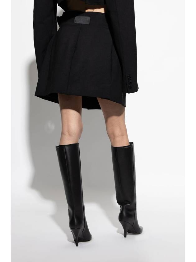 VETEMENTS Wool Skirt, Women's, Black - VETEMENTS - BALAAN 4