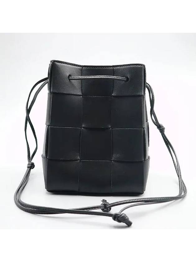 680218 Leather Small S Bucket Cassette Crossbag - BOTTEGA VENETA - BALAAN 1