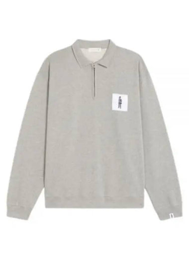 24 DANDYMAN ZIP SWEAT GRAY GJM 200 CA0290 half up sweatshirt - MACKINTOSH - BALAAN 1