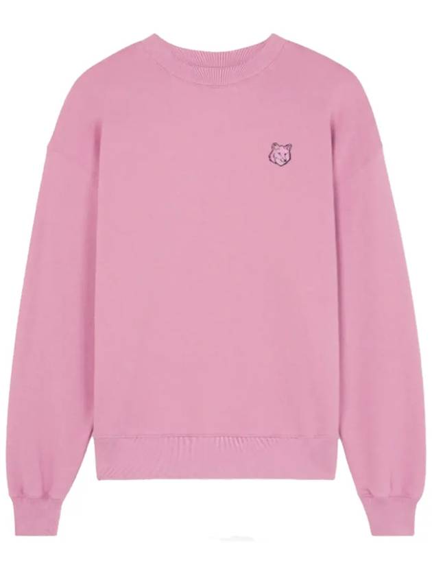 Bold Fox Head Patch Comfort Sweatshirt Pink - MAISON KITSUNE - BALAAN 2