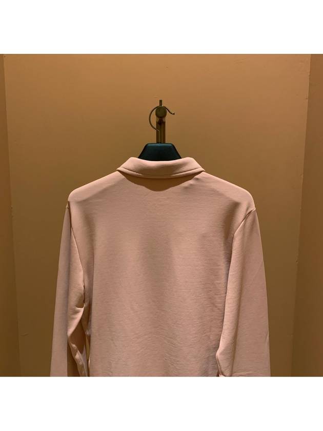 Zipper Long Sleeve T-Shirt Pink - TOM FORD - BALAAN 6