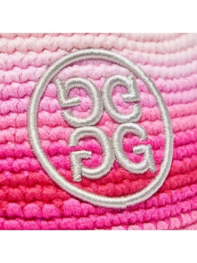 Circle G Ombre Crochet Bucket Hat Pink - G/FORE - BALAAN 4