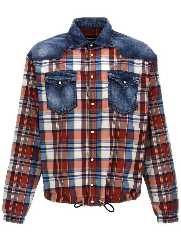 Long Sleeve Shirt S71DM0702S78603001F Multicolor - DSQUARED2 - BALAAN 2