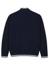 Men s Woven Mix Stadium Jumper 1114GXWP NAVY - BLACK&WHITE - BALAAN 3