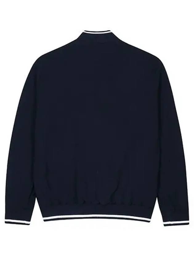 Men s Woven Mix Stadium Jumper 1114GXWP NAVY - BLACK&WHITE - BALAAN 3