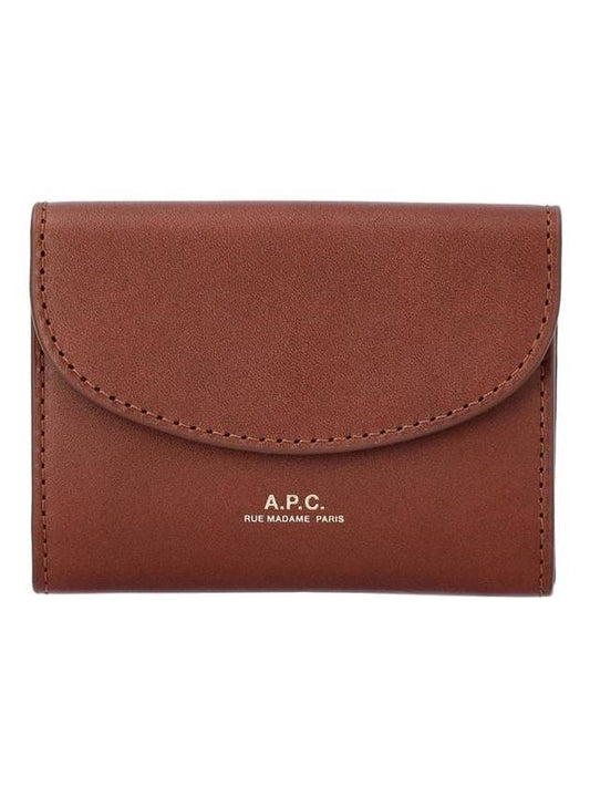 Geneve Flap Card Wallet Brown - A.P.C. - 1