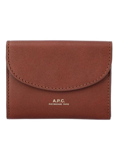 Geneve Flap Card Wallet Brown - A.P.C. - BALAAN 1