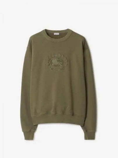 EKD Embroidered Cotton Sweatshirt Silk - BURBERRY - BALAAN 2