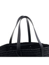 Raffia Pannier Tote Bag Black - SAINT LAURENT - BALAAN 9