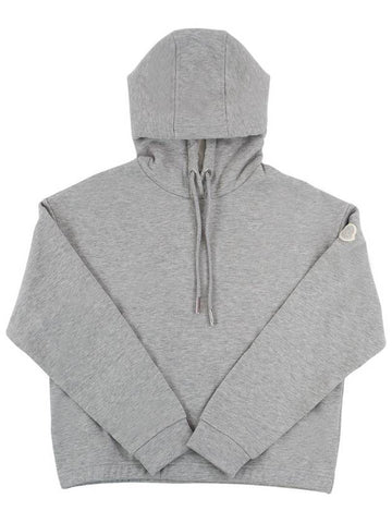 Women's drawstring brushed hoodie 8G00023 89A7U 984 - MONCLER - BALAAN 1