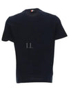 Classic Pique Rib Side Insert 4-Bar Short Sleeve T-Shirt Navy - THOM BROWNE - BALAAN 2