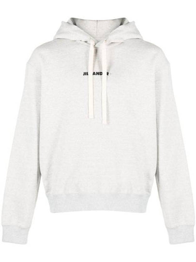 Plus Logo Hoodie Grey - JIL SANDER - BALAAN 2