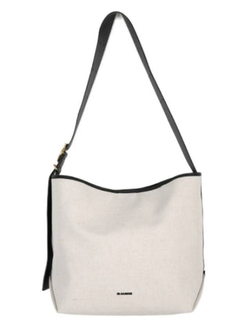 Folded Medium Tote Bag Ivory - JIL SANDER - BALAAN 1