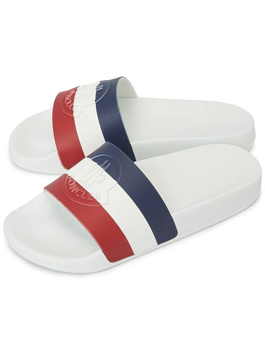 Jeanne Tri Color Slippers White - MONCLER - BALAAN 2