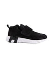 H Suede Low Top Sneakers Black - HERMES - BALAAN 1