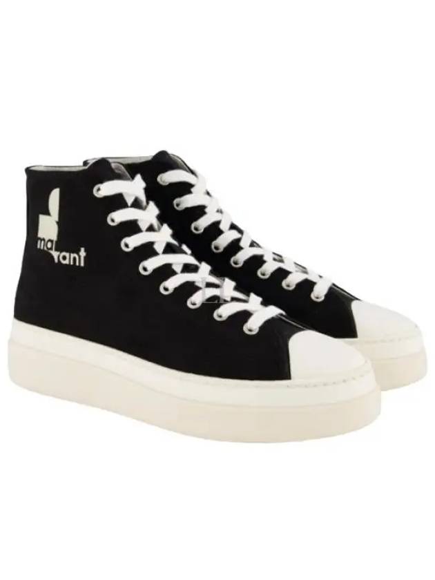 Austen High Top Sneaker Black - ISABEL MARANT - BALAAN 2