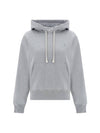 Cassandre Organic Cotton Hoodie Grey - SAINT LAURENT - BALAAN 2