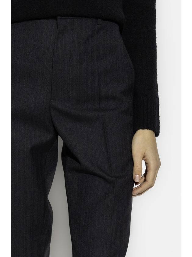 Bottega Veneta Wool Trousers, Women's, Grey - BOTTEGA VENETA - BALAAN 5