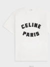 Short Sleeve T Shirt 2X84N671Q01OB WHITE - CELINE - BALAAN 2