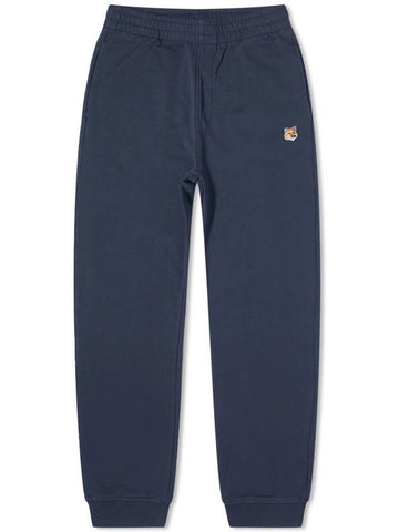 Fox Head Patch Sweat Trank Pants Navy - MAISON KITSUNE - BALAAN 1