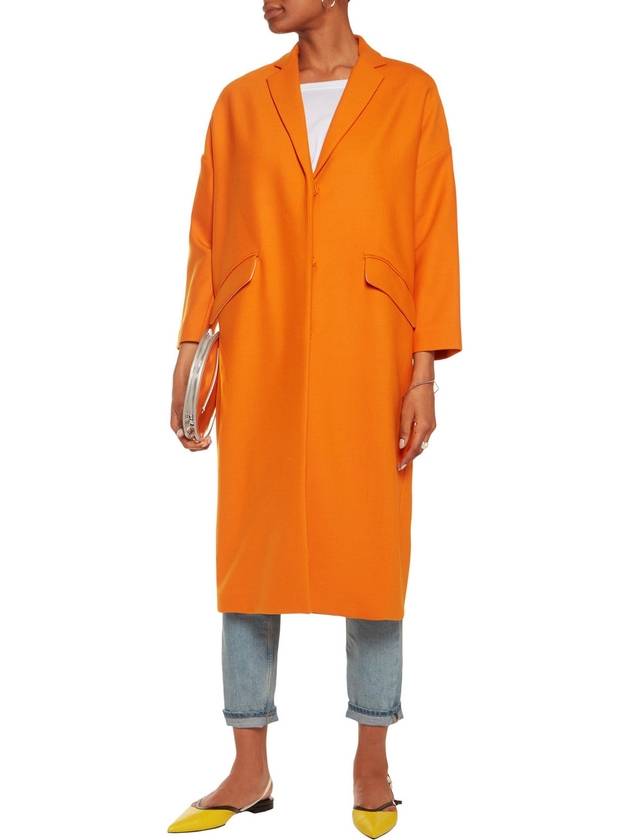 MSGM Twill Midi Coat - MSGM - BALAAN 3