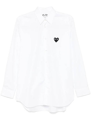 Comme Des Garçons Play Shirt With Patch - COMME DES GARCONS PLAY - BALAAN 1