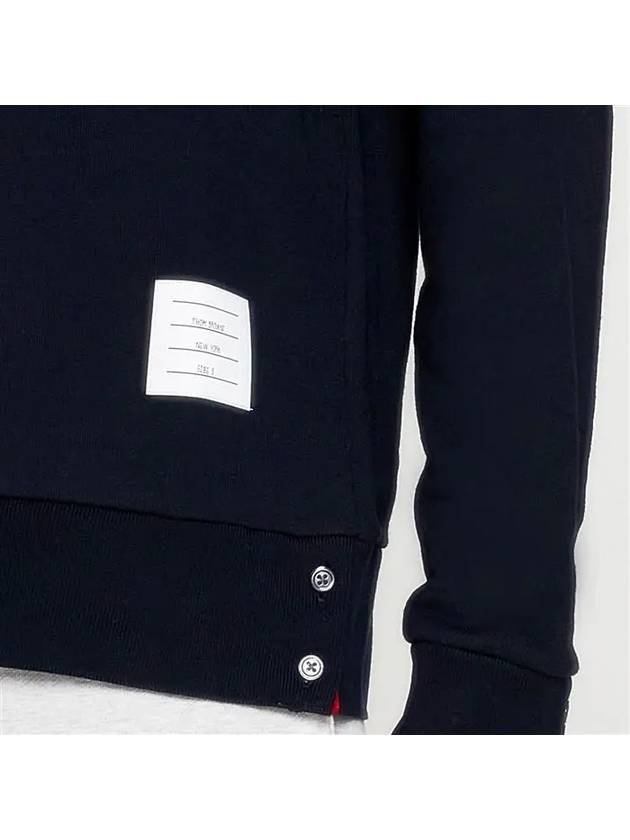 Center Back Stripe Crewneck Sweatshirt Navy - THOM BROWNE - BALAAN 7