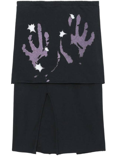 Layered Hand Print Skirt - OUR LEGACY - BALAAN 2